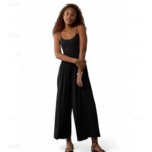 AE American Eagle Outfitters Wide Leg Soft and Sexy Black Jumpsuit